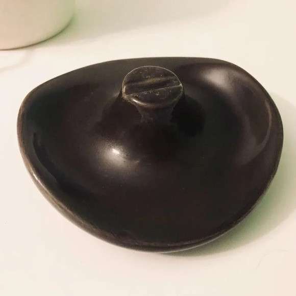 Vintage 1995 G Yewen Cow Wire Ball Crock Jar With Cowboy Hat Lid - Picture 11 of 16